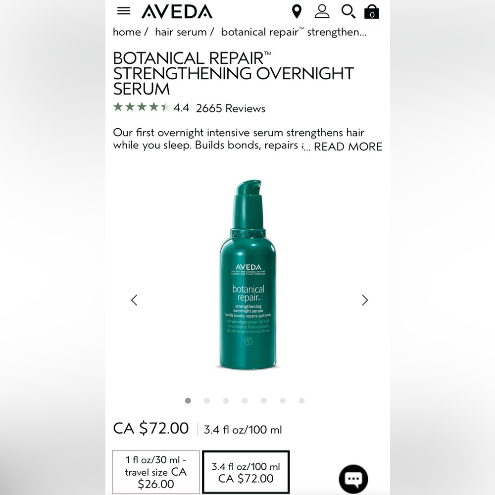 Aveda Botanical Repair Serum 100ml - Picture 3 of 4